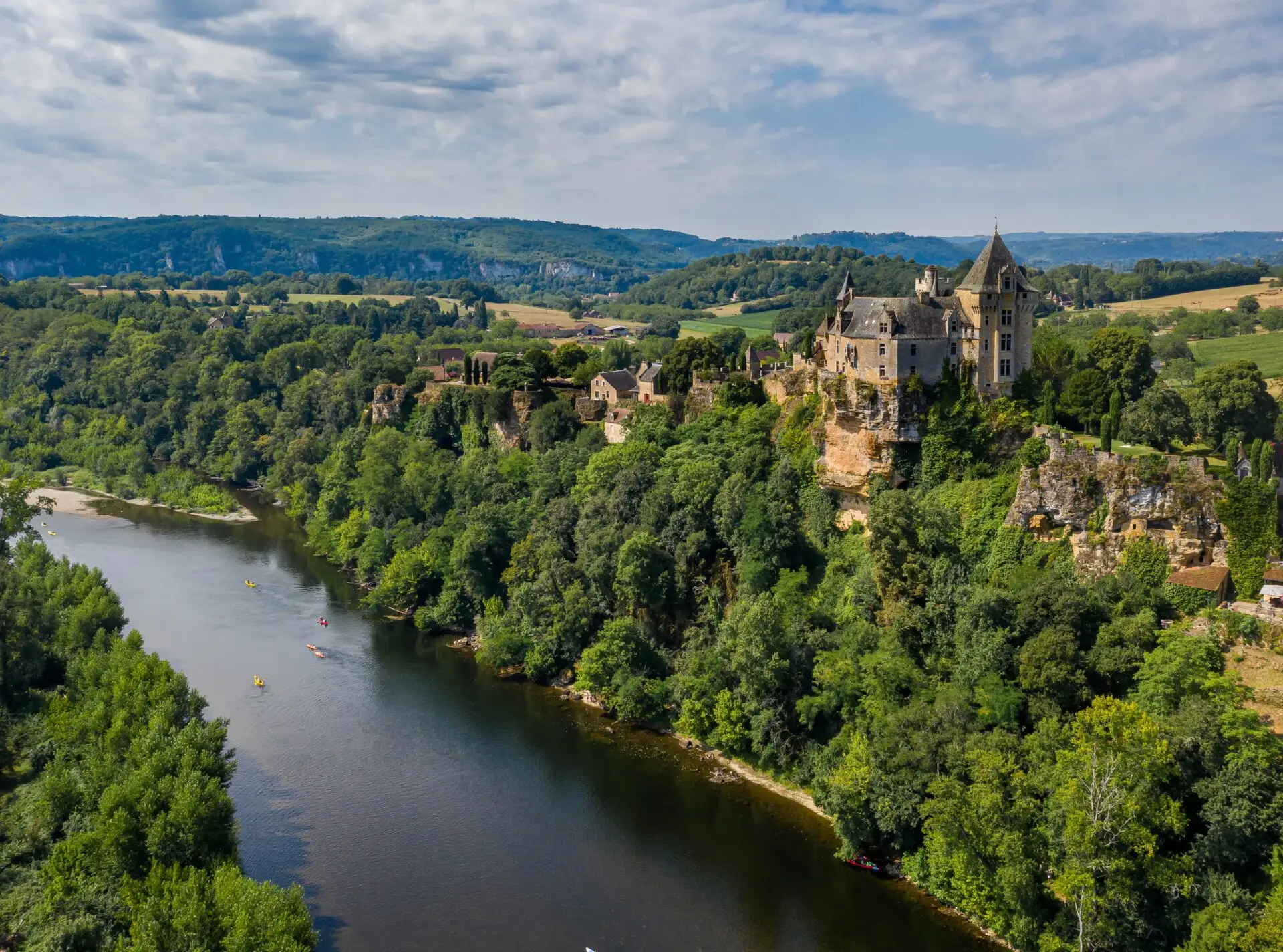 Chateau de montfort vu du ciel