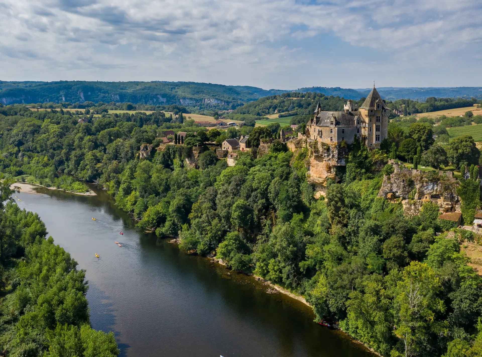 Chateau de montfort vu du ciel