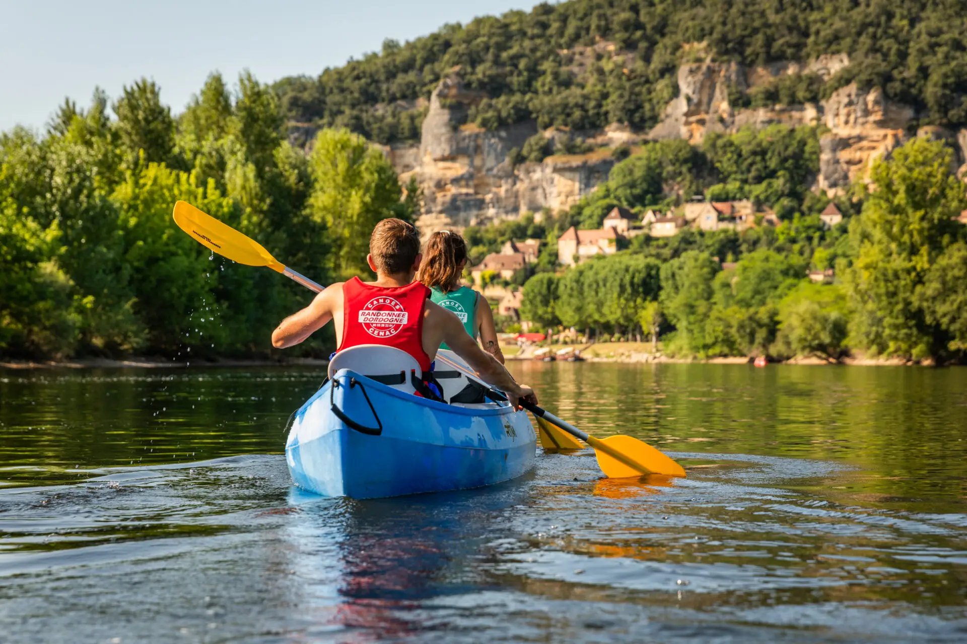 Canoe sur Parcours des falaises de Canoë Carsac Domme